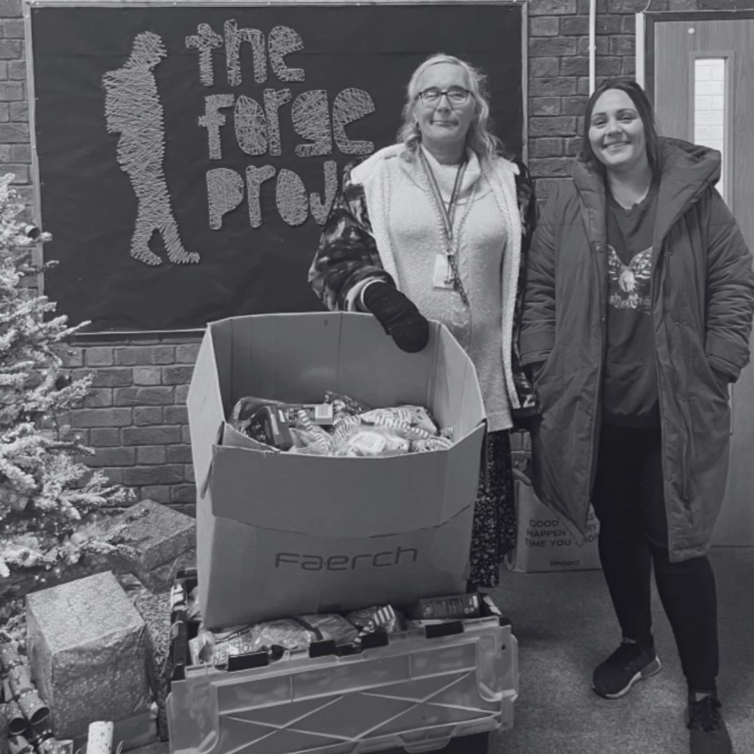 Systemise Fulfilment team supporting The Forge Project local charity with donations